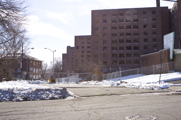 abandoned public housing project - within a few hundered feet of major industrial polluters. Did DEP cosnider cumulative impacts or EJ concerns in air permits and enforcement actions?