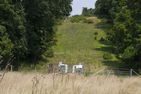 Gas pipeline easement across public lands (D&R Canal State Park)