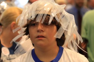 several kids dressed as jellyfish - they entered the room to a round of applause!