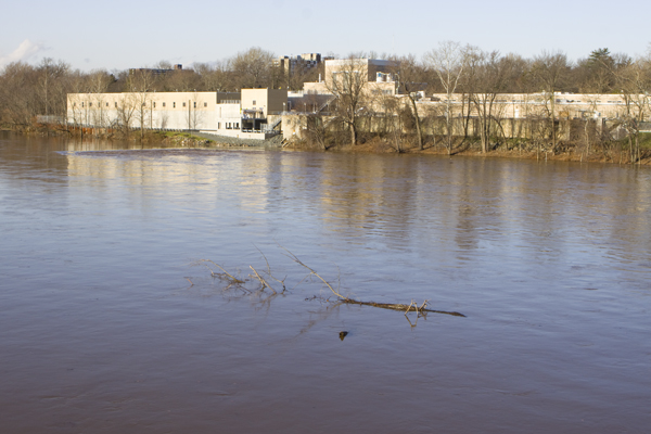 Trenton water filtration plant on Delaware River