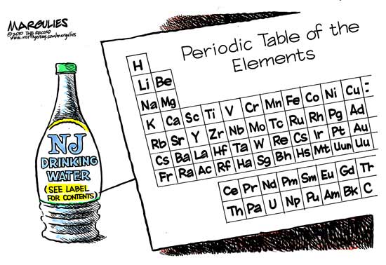 DEP studies have found over 500 unregulated chemicals polluting NJ drinking water - but instead of requiring treatment to remove them now, Gov. Chrisite's DEP wants to wait decades until federal EPA develops national standards.