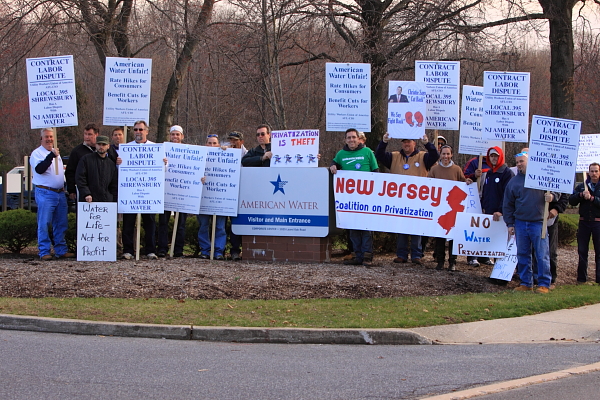 World Water Day NJ American Water protest (3/22/11)