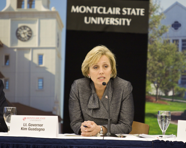 Lt. Gov. Guadagno Chairs Red Tape Commission public hearing at Montclair State.