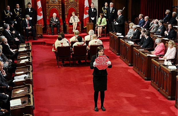 Bridgette Depape, a Canadian Senate page, stands up to power