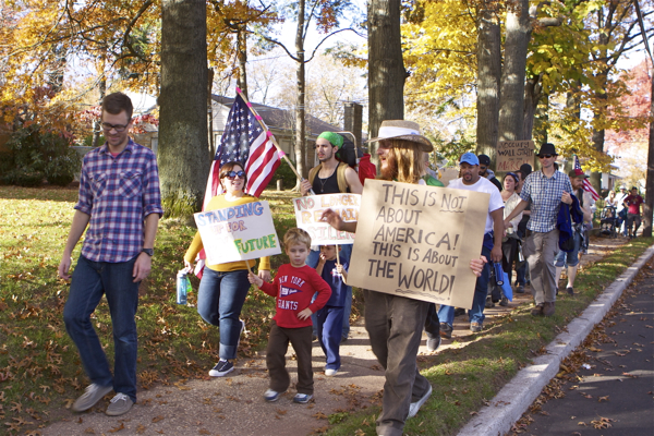 OWS March on DC - Rahway, NJ (11/10/11)