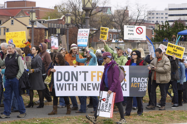 Don't Frack with NY! (too bad that Andrew Cuomo isn't half the man his father is. Mario was no enviro, but he was a compassionate and respectful liberal politician).