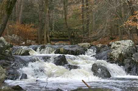 Pocantico River - North Tarrytown, NY. Site of Washington Irving's classic story:"The Legend of Sleepy Hollow"