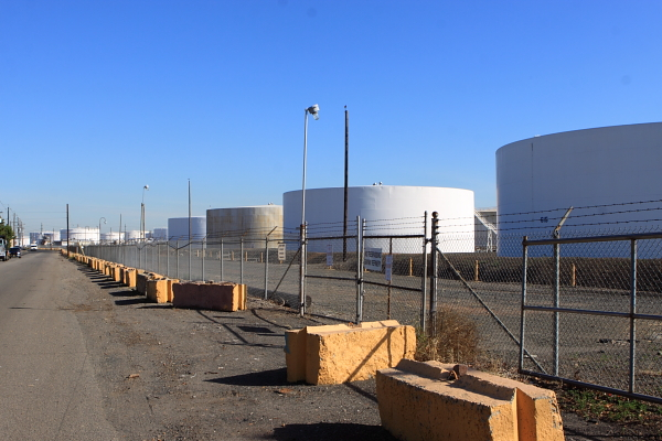 tanks at Bayway Refinery (Linden, NJ)