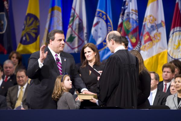 Christie's first term Inaugural
