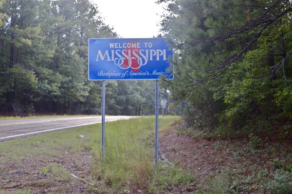 Mississippie border, just east of Meridian, near Philadelphia where Schwerner, Chaney & Goodman were murdered by the Klan in 1964
