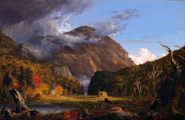 A View of the Mountain Pass Called the Notch of the White Mountains (Crawford Notch) (Thomas Cole -1839)