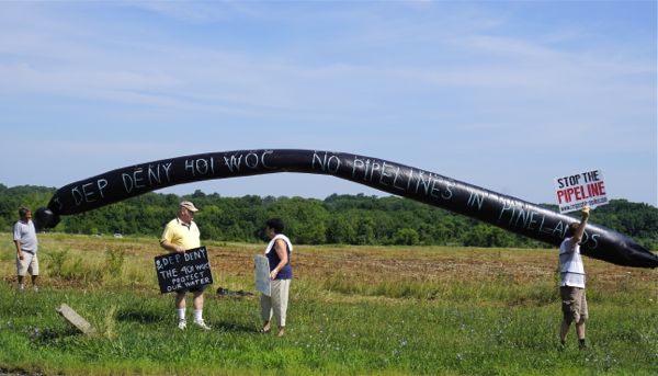 DEP DENY 401 WQC – NO PIPELINES IN PINELANDS
