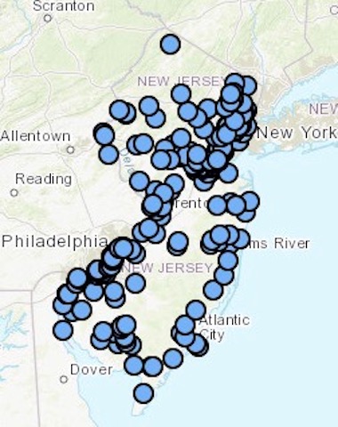 major industrial air polluters - Source: NJ DEP