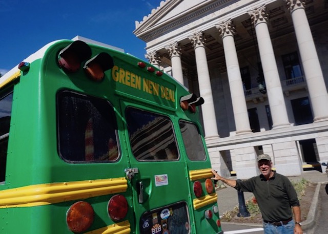 Green New Deal visits the State Capitol, Olympia Washington