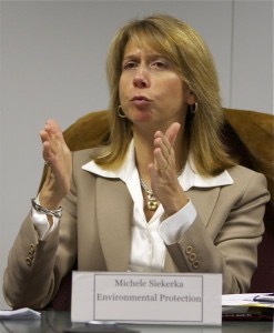 Michele Siekerka – corporate hack and former Christie DEP Assistant Commissioner