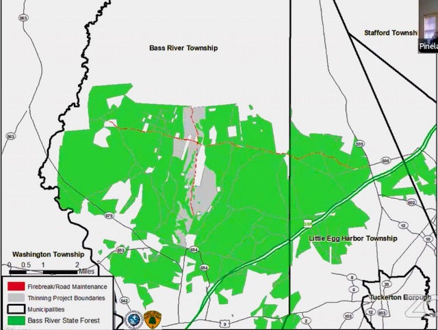 DEP Forestry And Firebreak Plan (Source: NJ Pinelands Commission)