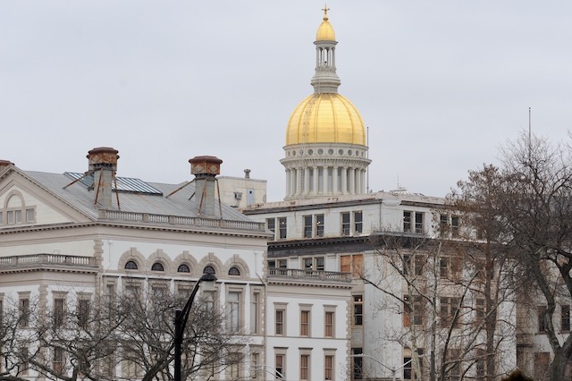 The New Jersey Statehouse in Trenton. (Photo: Kevin Sanders for New Jersey Globe) 